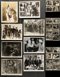 7a269 LOT OF 28 PAUL MUNI 8X10 STILLS '30s-60s great scenes from several of his movies!