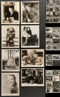 7a263 LOT OF 35 WAYNE MORRIS 8X10 STILLS '30s-50s great scenes from several of his movies!