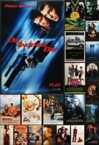 7a355 LOT OF 32 UNFOLDED MOSTLY DOUBLE-SIDED MOSTLY 27X40 ONE-SHEETS '90s-00s cool movie images!