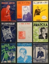 7a123 LOT OF 9 BIG BAND SHEET MUSIC '30s-40s Jimmy & Tommy Dorsey, Kay Kyser, Guy Lombardo!