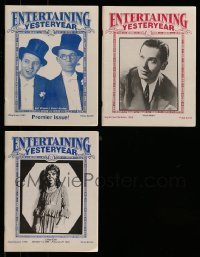 7a141 LOT OF 3 ENTERTAINING YESTERYEAR MOVIE MAGAZINES '93 includes the premier issue!
