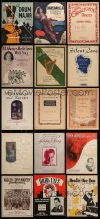 7a117 LOT OF 15 SHEET MUSIC '00s-40s great songs from a a variety of different musicians!