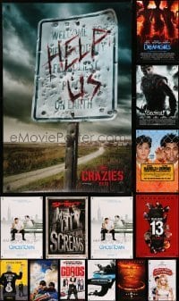 7a403 LOT OF 19 UNFOLDED DOUBLE-SIDED 27X40 ONE-SHEETS '90s-10s a variety of great movie images!