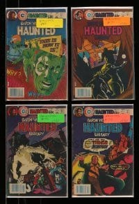 7a114 LOT OF 4 BARON WEIRWULF'S HAUNTED LIBRARY COMIC BOOKS '80s Charlton Comics horror stories!