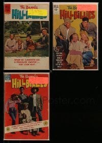 7a116 LOT OF 3 BEVERLY HILLBILLIES COMIC BOOKS '60s-70s created from the popular TV show!