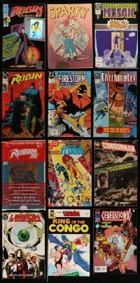 7a100 LOT OF 12 COMIC BOOKS '80s-90s Robin, Sparky, Green Lantern, Firestorm, Teen Titans & more!