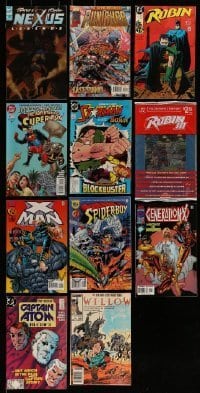 7a102 LOT OF 11 COMIC BOOKS '80s-90s Punisher, Robin, Superboy, X-Man, Spider-Boy & more!