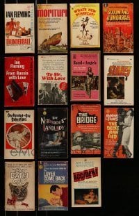 7a514 LOT OF 15 MOVIE EDITION PAPERBACK BOOKS '50s-60s stories with images from Hollywood films!