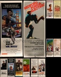 7a217 LOT OF 12 UNFOLDED INSERTS '70s-80s great images from a variety of different movies!