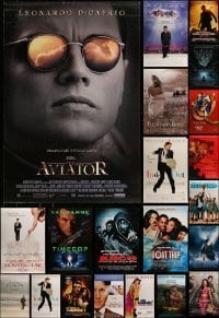 7a371 LOT OF 25 UNFOLDED MOSTLY DOUBLE-SIDED 27X40 ONE-SHEETS '90s-00s great movie images!