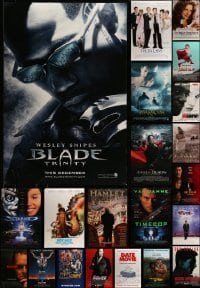 7a361 LOT OF 29 UNFOLDED MOSTLY DOUBLE-SIDED 27X40 ONE-SHEETS '90s-00s great movie images!