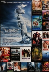 7a362 LOT OF 28 UNFOLDED MOSTLY DOUBLE-SIDED MOSTLY 27X40 ONE-SHEETS '90s-00s great movie images!