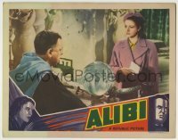 7c027 ALIBI LC 1943 Margaret Lockwood visits clairvoyant with crystal ball & sword!