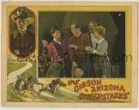 7c040 ARIZONA SWEEPSTAKES LC 1926 Hoot Gibson is asked to leave, Jack Savage cowboy border art!