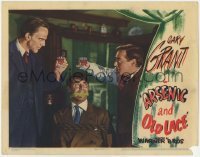7c042 ARSENIC & OLD LACE LC 1944 Peter Lorre & Raymond Massey toast over bound & gagged Cary Grant!