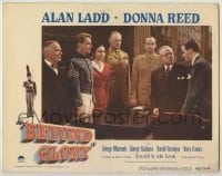 7c079 BEYOND GLORY LC #5 1948 Alan Ladd, Donna Reed, Harold Vermilyea, Henry Travers & Macready!