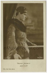 7d151 BEN-HUR German Ross postcard 1925 great profile close up of Ramon Novarro in the title role!