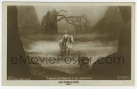 7d161 DIE NIBELUNGEN 675/2 German Ross postcard 1924 Siegfried on horse in foggy forest!