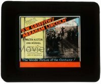 7d252 ABRAHAM LINCOLN B glass slide 1930 Walter Huston as United States President, D.W. Griffith