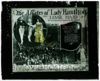 7d254 AFFAIRS OF LADY HAMILTON glass slide 1921 Liane Haid is the most beautiful woman in the world!