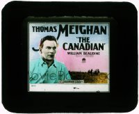 7d288 CANADIAN glass slide 1926 Palma pretends to be married to Thomas Meighan, W. Somerset Maugham