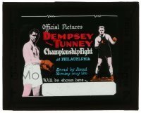 7d300 DEMPSEY VS TUNNEY glass slide 1926 wonderful images of the boxing champions in Philadelphia!
