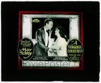 7d441 VIRGINIA COURTSHIP glass slide 1921 pretty May McAvoy, from the play by Eugene W. Presbrey!
