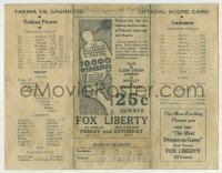 7d073 FOX LIBERTY local theater herald 1932 The Most Dangerous Game & 70,000 Witnesses!