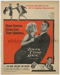 7d574 LOVER COME BACK magazine ad 1961 Rock Hudson, Doris Day, Tony Randall, Edie Adams