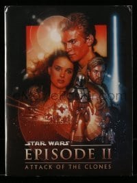 7d701 ATTACK OF THE CLONES presskit 2002 Star Wars Episode II, artwork by Drew Struzan, with CD!