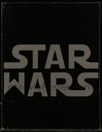 7d773 STAR WARS presskit 1977 George Lucas, original folder with old style logo, folder only!