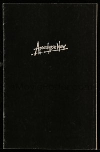 7d814 APOCALYPSE NOW souvenir program book 1979 Francis Ford Coppola Vietnam War classic!