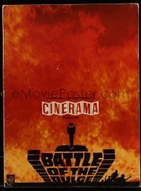 7d821 BATTLE OF THE BULGE Cinerama souvenir program book 1966 Henry Fonda, Robert Shaw, different!