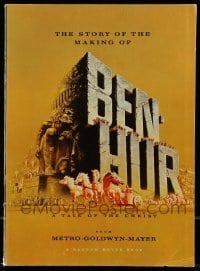 7d826 BEN-HUR softcover souvenir program book 1960 Charlton Heston, William Wyler classic epic!