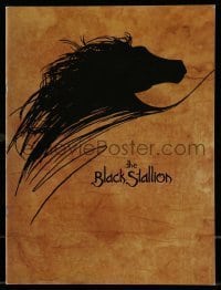 7d832 BLACK STALLION souvenir program book 1979 Kelly Reno, Teri Garr, great horse artwork!