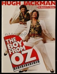 7d835 BOY FROM OZ stage play souvenir program book 2003 Hugh Jackman in his Broadway debut!