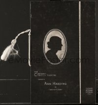 7d855 DEVOTION world premiere foil souvenir program book 1931 Ann Harding, Leslie Howard, rare!