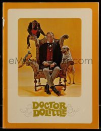 7d858 DOCTOR DOLITTLE souvenir program book 1967 Rex Harrison speaks with animals, Richard Fleischer