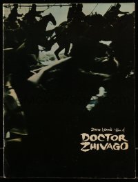 7d859 DOCTOR ZHIVAGO souvenir program book 1965 Sharif, Christie, David Lean English classic!
