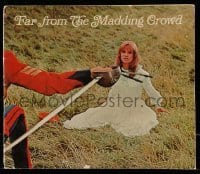 7d871 FAR FROM THE MADDING CROWD souvenir program book 1968 Julie Christie, Stamp, John Schlesinger