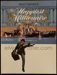 7d896 HAPPIEST MILLIONAIRE souvenir program book 1967 Disney musical, Tommy Steele, Fred MacMurray