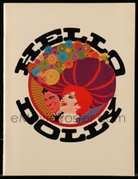 7d899 HELLO DOLLY souvenir program book 1970 Barbra Streisand & Walter Matthau, Amsel art!