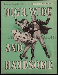 7d901 HIGH, WIDE & HANDSOME souvenir program book 1937 Irene Dunne, Randolph Scott, Rouben Mamoulian