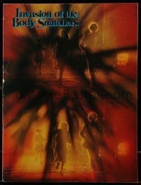 7d904 INVASION OF THE BODY SNATCHERS souvenir program book 1978 Kaufman classic sci-fi remake!