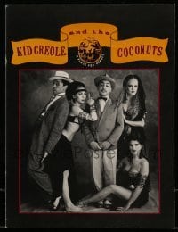 7d910 KID CREOLE & THE COCONUTS music concert souvenir program book 1987 great images of the band!