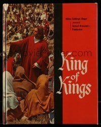 7d911 KING OF KINGS hardcover souvenir program book 1961 includes four 8.5x11 color photos!