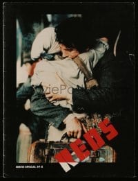 7d947 REDS souvenir program book 1981 Warren Beatty as John Reed & Diane Keaton in Russia!