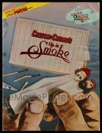 7d988 UP IN SMOKE souvenir program book 1978 Cheech & Chong marijuana classic + two 8x10 stills!
