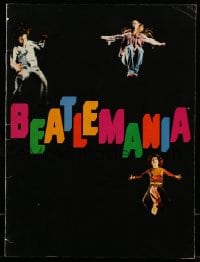 7d583 BEATLEMANIA promo brochure 1981 The Beatles impersonators, rock 'n' roll!