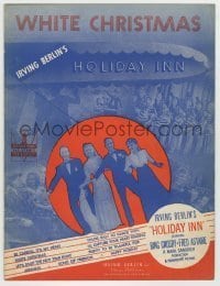 7d493 HOLIDAY INN sheet music 1942 Irving Berlin's classic before it was in White Christmas!